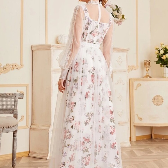 Floral Princess Dress - Picture 3 of 3